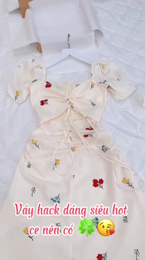 Đầm Maxi Nữ Tay Bồng Rúm Hông, Váy trắng maxi hoa Tay Bồng( có bigsize) | BigBuy360 - bigbuy360.vn