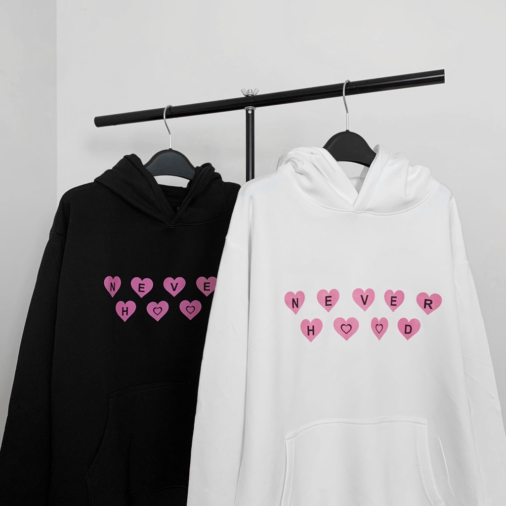 Áo Hoodie Oversize Never, JACKLANE, Áo nỉ dài tay Unisex Jack Lane | BigBuy360 - bigbuy360.vn