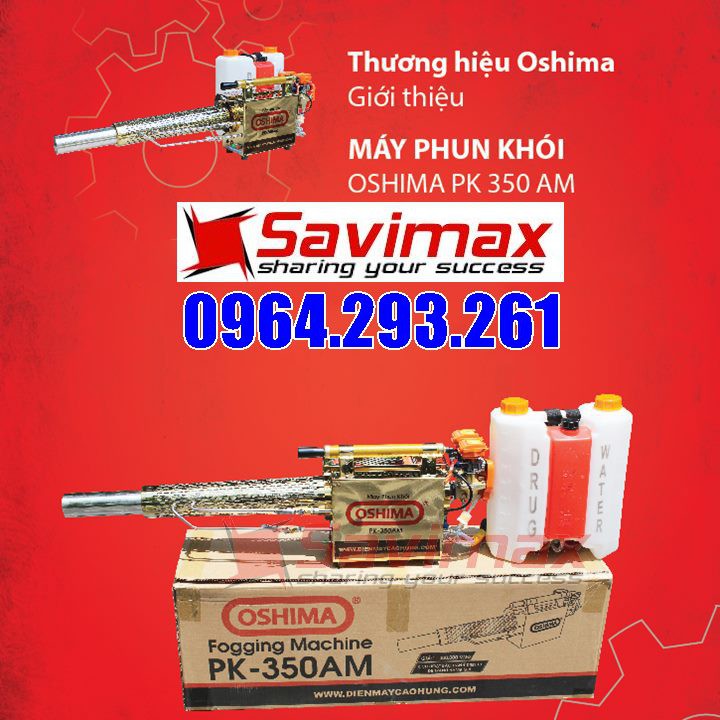 Cung cấp máy phun thuốc diệt muỗi dạng khói giá rẻ, an toàn và hiệu quả Oshima PK-350AM toàn quốc