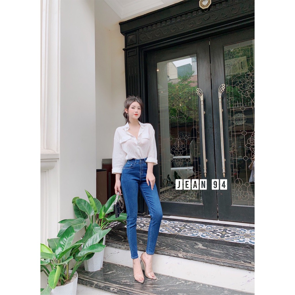 Quần Bò Nữ 🎄FREE SHIP🎄 Quần Jean Nữ Dáng Ôm Skinny 2 Màu Siêu Hot,Co Giãn 4 Chiều - BY958