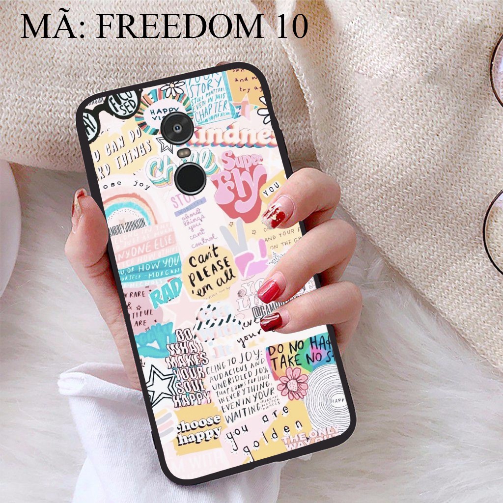 Ốp lưng Xiaomi Redmi Note 4 viền dẻo TPU BST Phong Cách Tự Do
