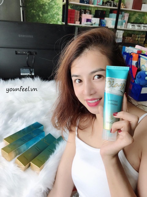 Sửa rửa mặt clay AMPOULE CLEANSER lala Chuu