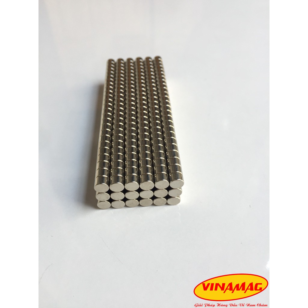 Combo 100 Viên Nam Châm Trắng 3x3mm , Nam Châm Đất Hiếm NdFeB