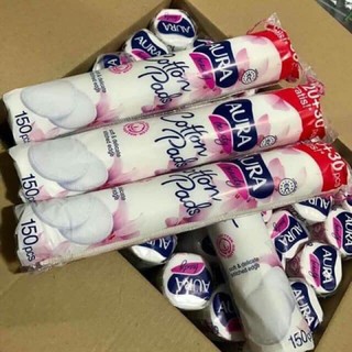 🍒🌵BÔNG TẨY TRANG AURA 150 miếng🌵🍒