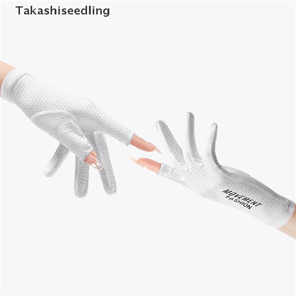 Găng Tay Lái Xe Bằng Lụa Lạnh Mỏng Phối Lưới Thoáng Khí Chống Nắng Thời Trang Mùa Hè Cho Nữ Bán Chạy