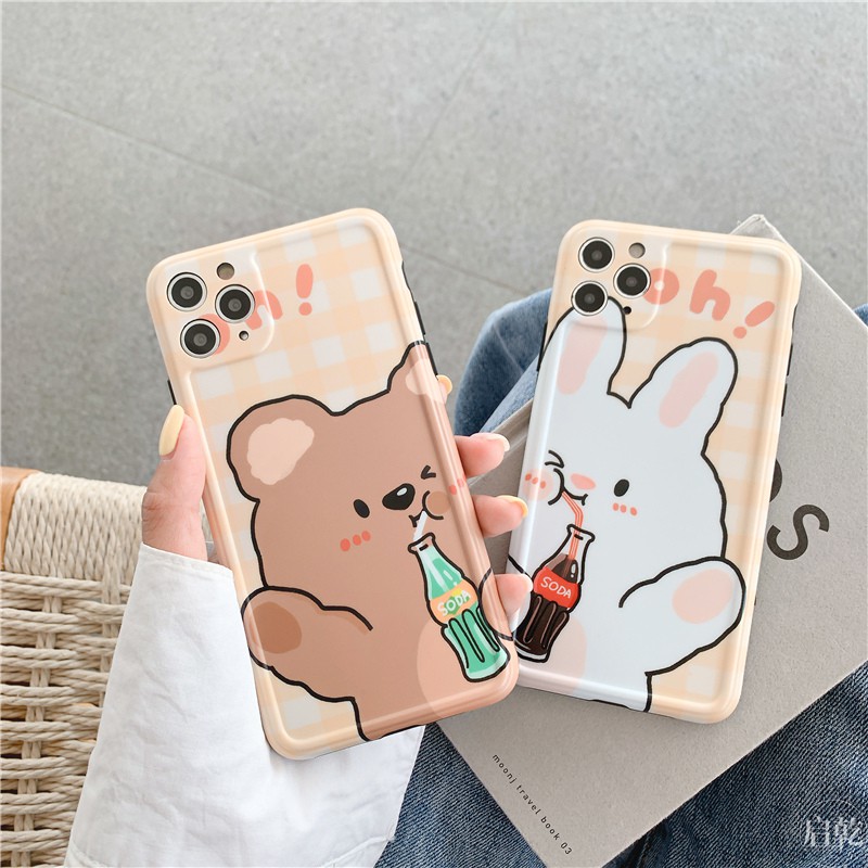 Ốp lưng iphone Soda Couple IMD dày dặn viền nổi 5/5s/6/6plus/6s/6splus/7/7plus/8/8plus/x/xr/xs/11/12/pro/max/plus/promax