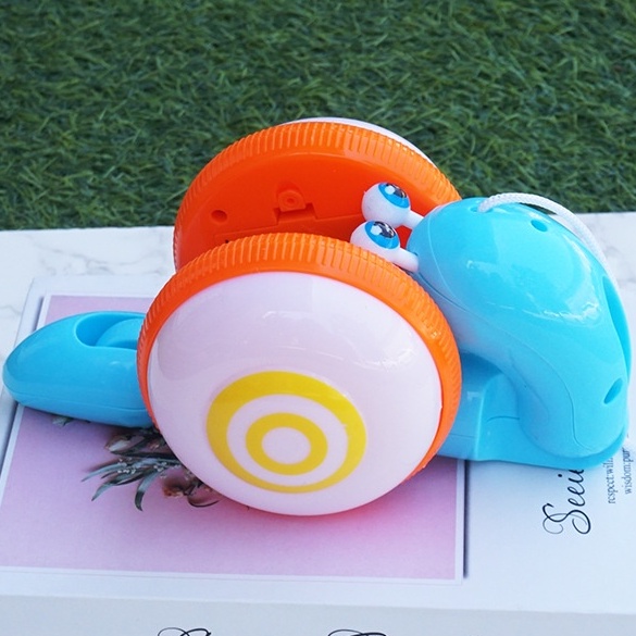 Đồ chơi ốc sên tinh nghịch phát sáng bò,phát nhạc siêu vui nhộn dành cho bé có dây kéo.