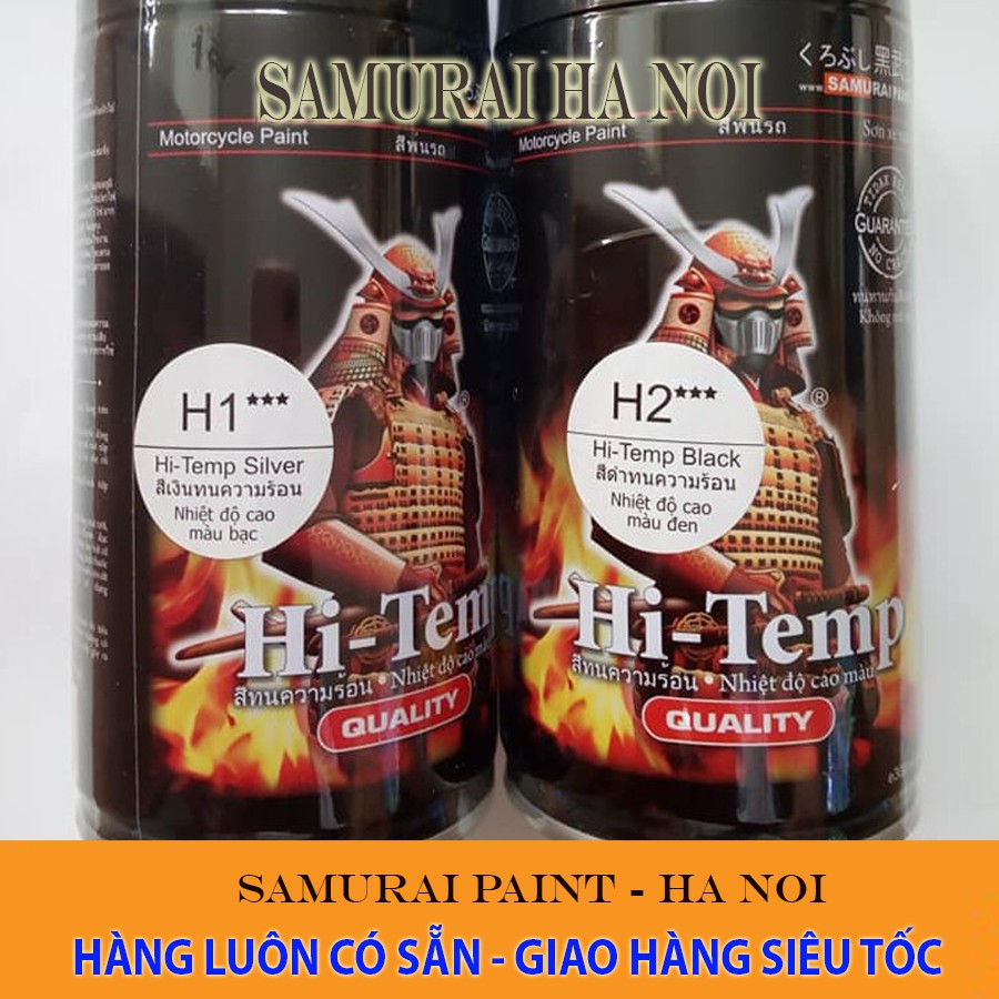 Chai sơn chịu nhiệt Samurai H2 - H1