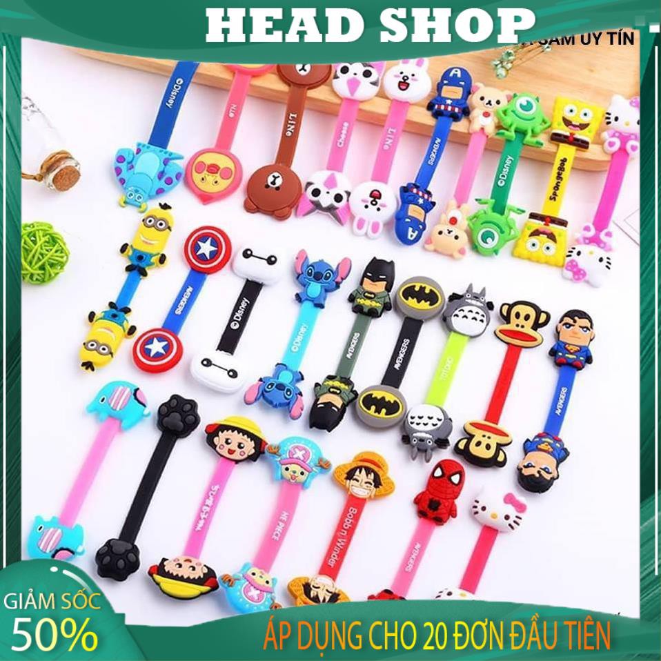 Quấn cáp sạc tai nghe hình thú ngẫu nhiên HEAD SHOP