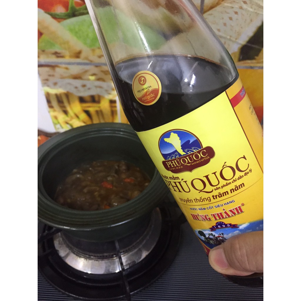 Nước mắm Hưng Thành Phú Quốc - chai 650ml 35g/l