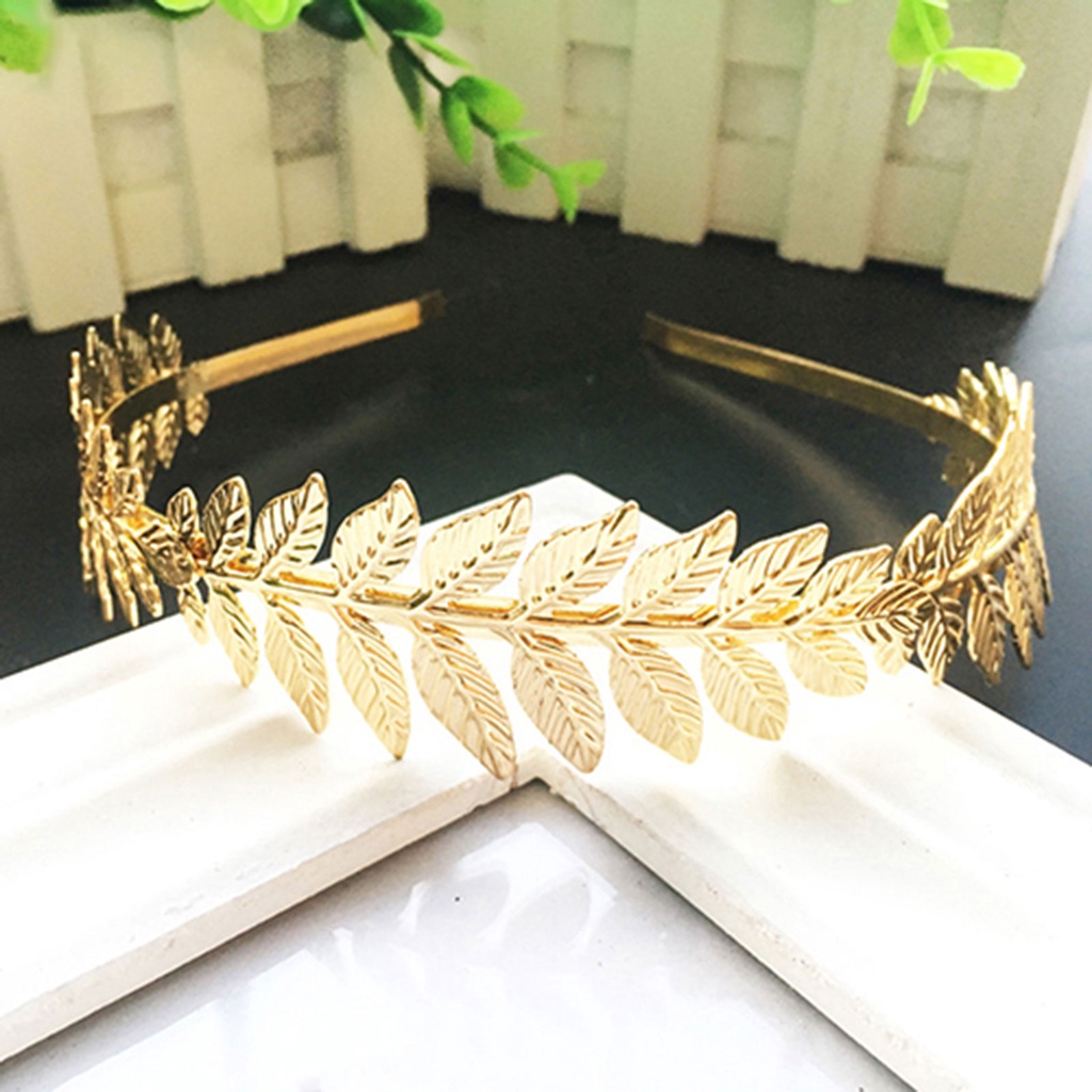 Băng đô cài tóc tạo hình lá cây thời trang cho nữ