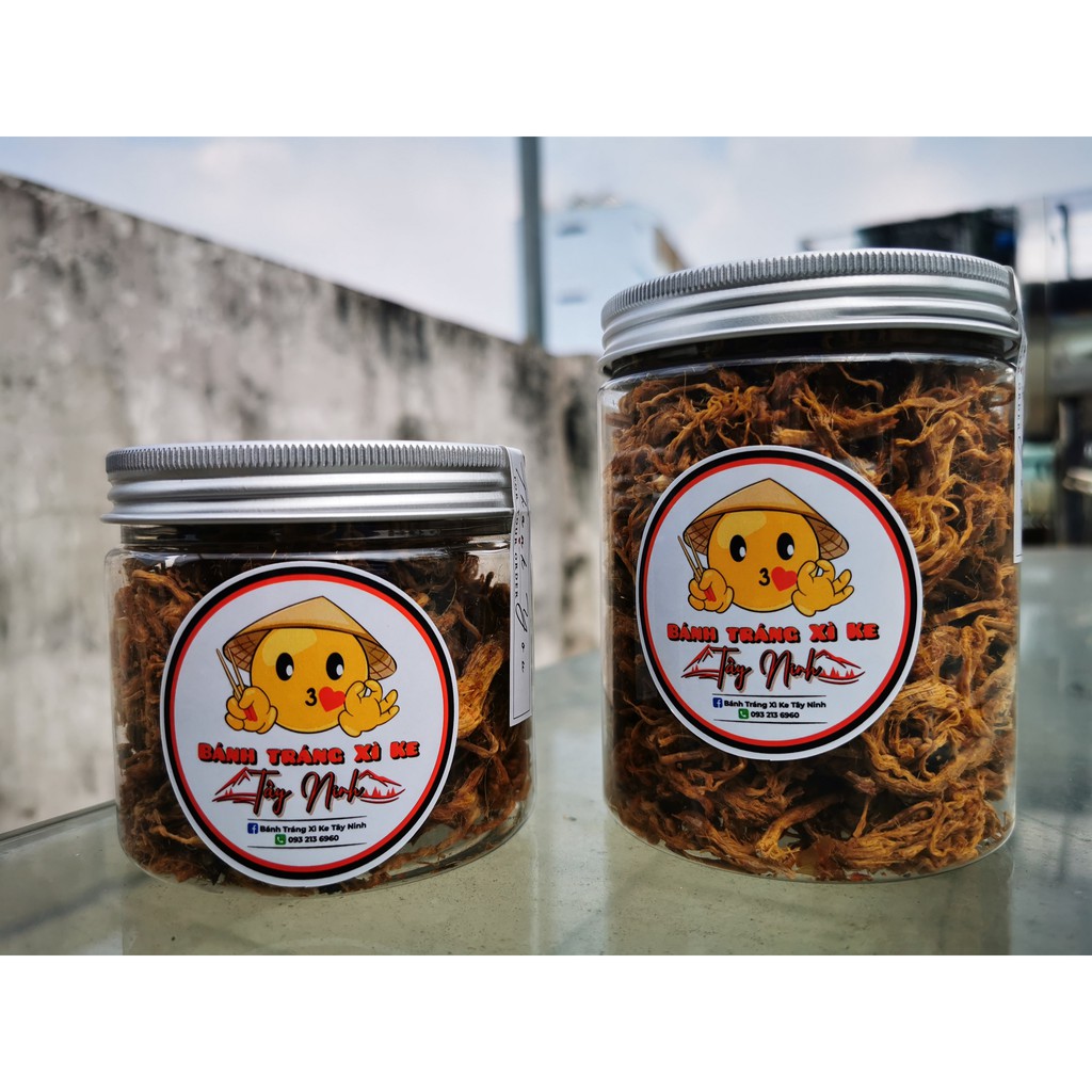 Khô bò xé sợi nhà làm loại 1 hũ nắp nhôm khối lượng tịnh 100gr và 200gr | BigBuy360 - bigbuy360.vn