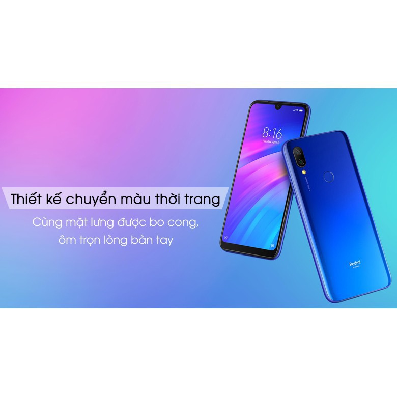 điện thoại Xiaomi Redmi 7 2sim (4GB/64GB) Chính hãng, có Tiếng Việt, Chiến PUBG/Free/Liên Quân đỉnh