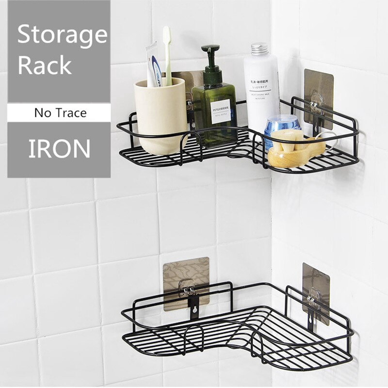 Giá sắt dán góc tường để đồ dùng tiện dụng