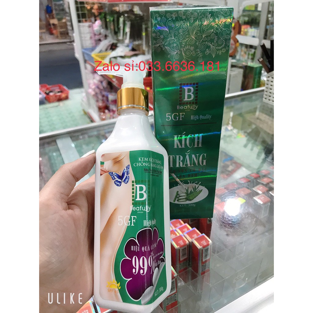 kem 5GF kích trắng sữa non cô đặc nha đam 300G