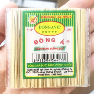 [XẢ KHO GIÁ SỈ] 1 Vỉ Tăm tre VIP Đông Á 30 Gói Hàng Công Ty