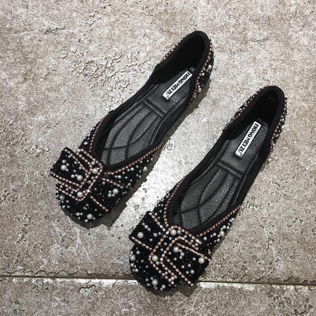 (ORDER) giày búp bê bệt đính đá - Có ảnh thật | BigBuy360 - bigbuy360.vn