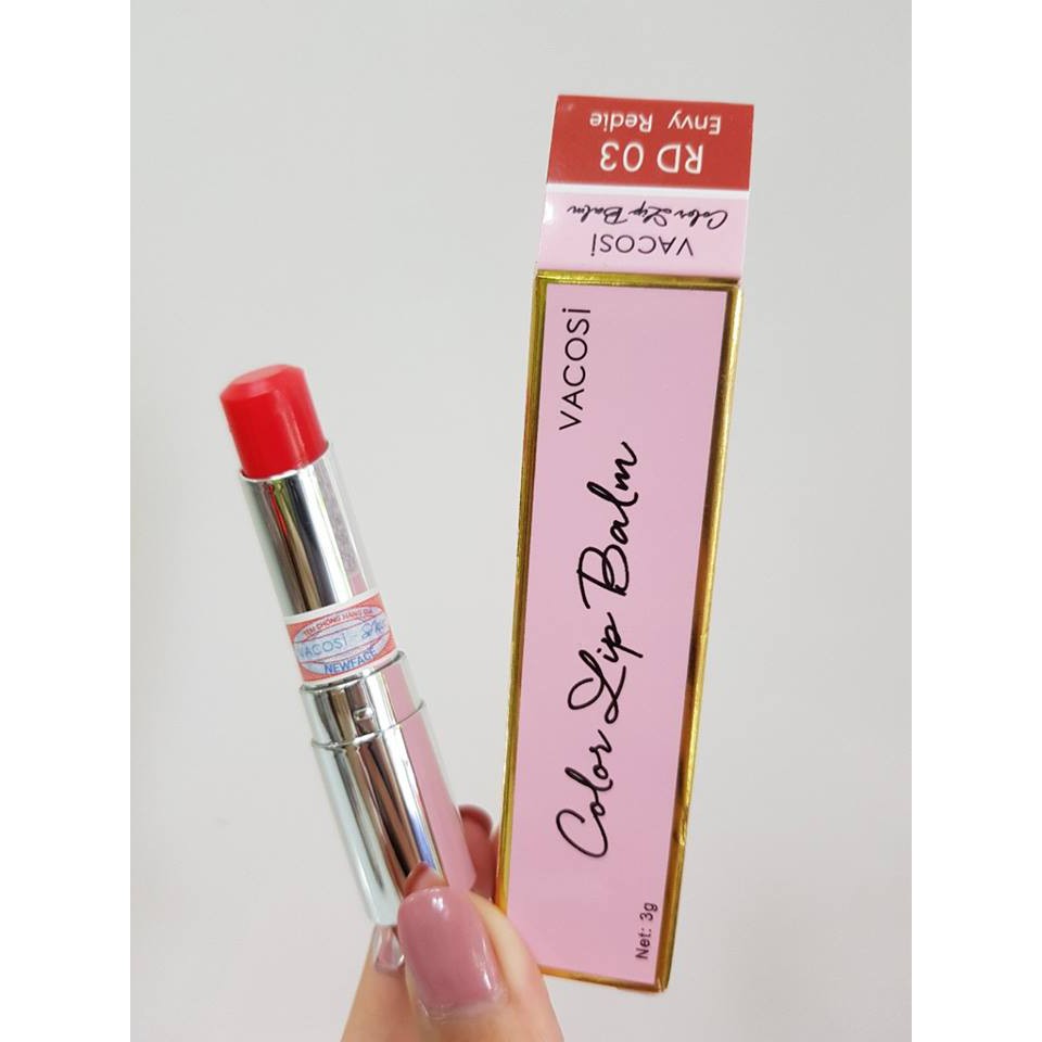 [ HOT ] Son Dưỡng Mềm Môi Vacosi Color Lip Balm