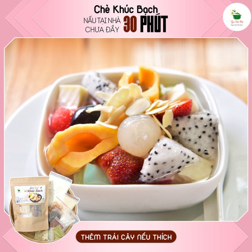 [Free Ship] Set Chè Khúc Bạch Tự Nấu ( SET LỚN 25 -30 Chén) Tặng Kèm Công Thức - GÓC CỦA MẸ | BigBuy360 - bigbuy360.vn