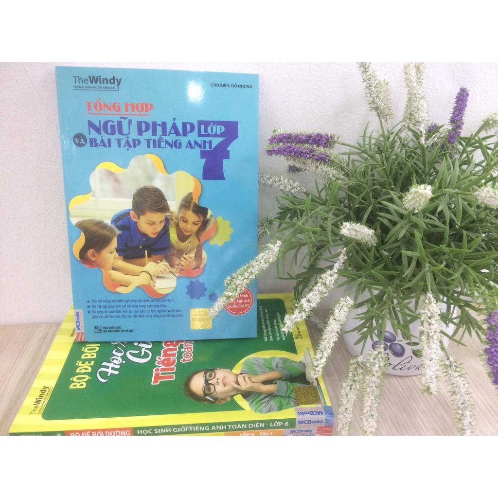 Sách - Tổng hợp ngữ pháp và bài tập tiếng anh lớp 7 (2 màu) | BigBuy360 - bigbuy360.vn