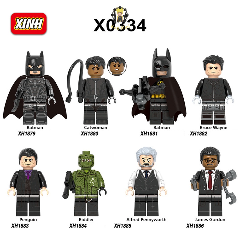 Minifigures Xếp Hình Lắp Ráp Nguời Dơi Batman Phim Siêu Anh Hùng DC X0334