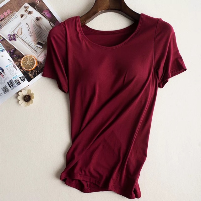 Áo Cộc Tay Có Đệm Ngực Liền CT166