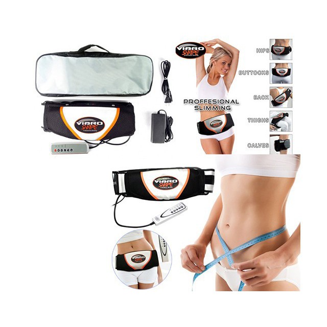 Đai rung nóng giảm mỡ bụng Vibro Shape , Máy mát xa