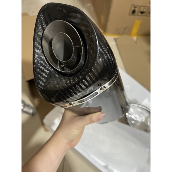 Pô AKRAPOVIC RACING LINE full carbon nhập khẩu