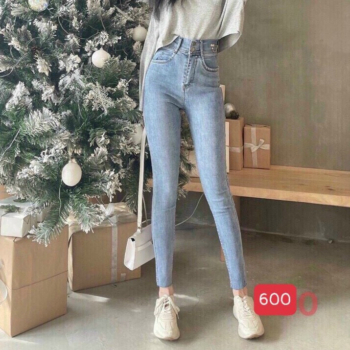 8 MẪU Quần Jean Lưng Cao Hàn Quốc bao đẹp y hình thời trang nhất 2020, chất lượng ( được đổi trả )