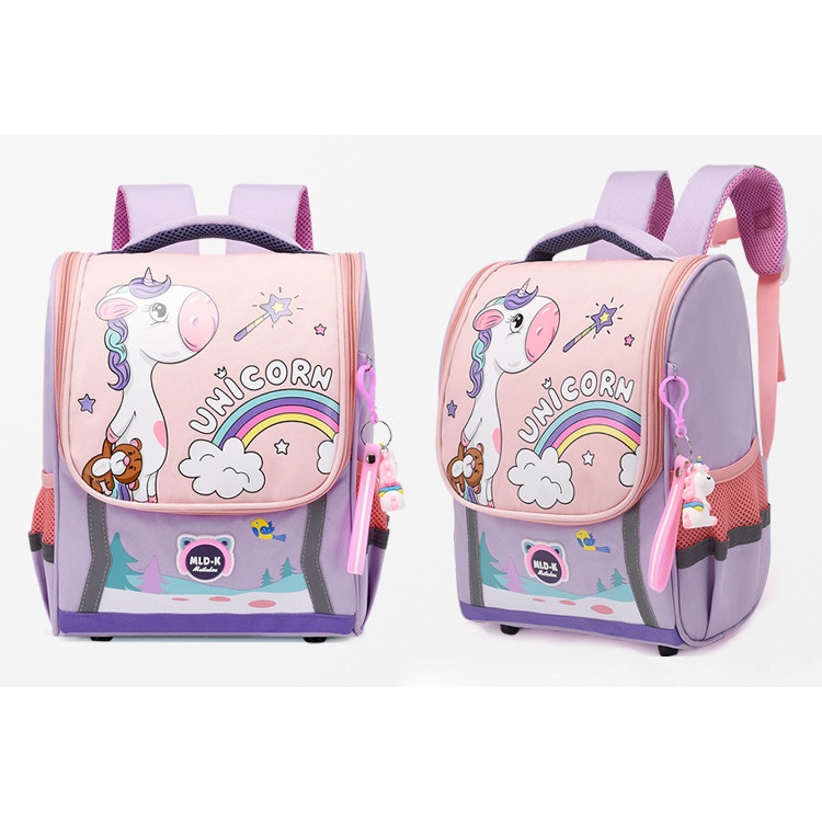 (BLTE16) Balo trẻ em hình Pony cho bé gái 3-4 tuổi, balo mẫu giáo