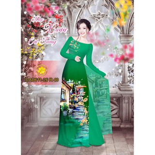 Vải Áo Dài Tằm Ý, Lụa Nhật  DAD611