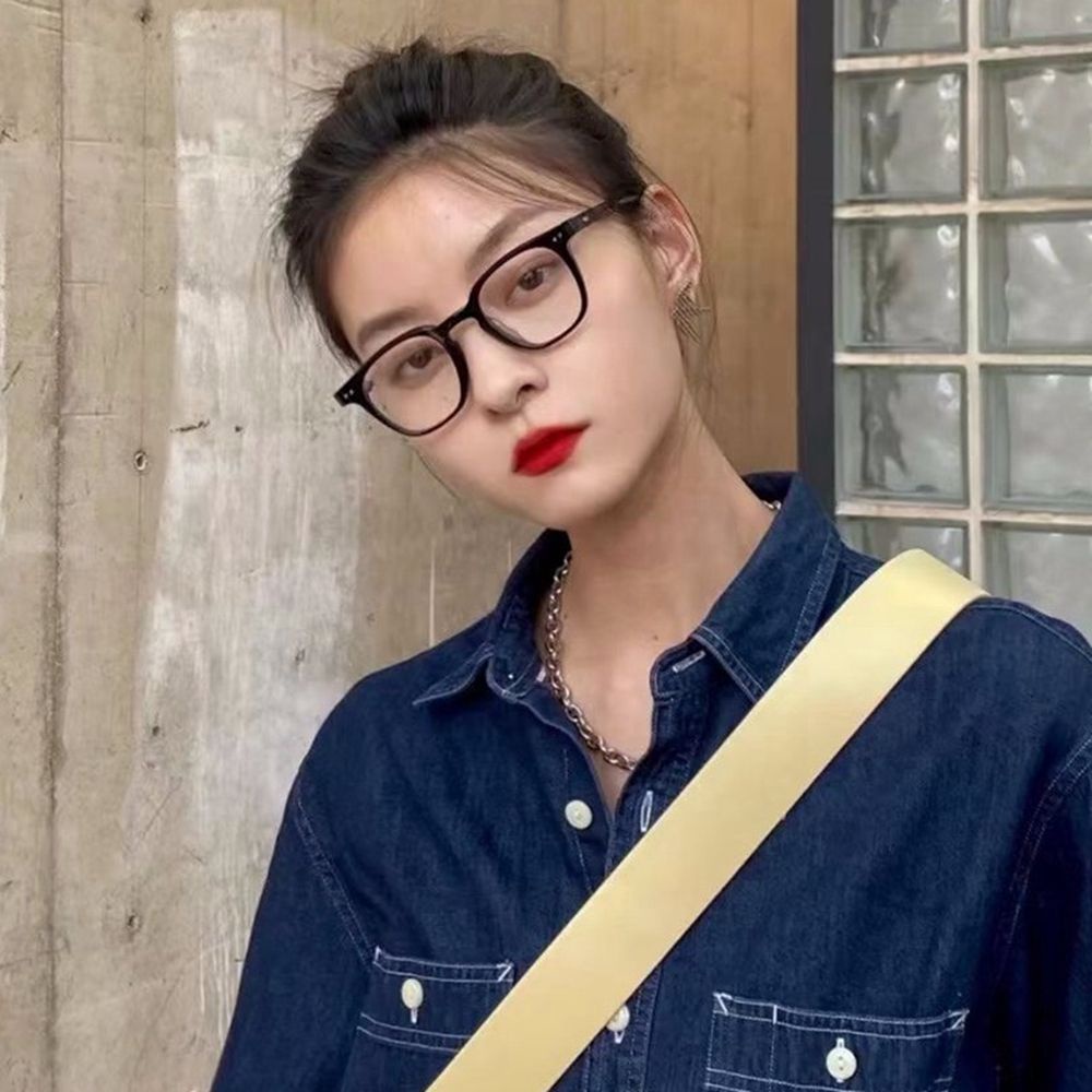 Kính Bảo Vệ Mắt Gọng Tròn Trong Suốt Chống Tia Sáng Xanh Thời Trang Cho Nam Và Nữ