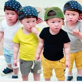 Sale 9 k - áo thun trơn trẻ em chon màu ngẫu nhiên