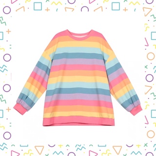 🌈 ÁO SWEATER CẦU VỒNG PASTEL💛
