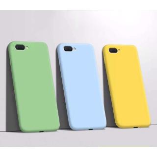 Ốp điện thoại silicon mềm chống sốc màu trơn cho OPPO A3S / A5