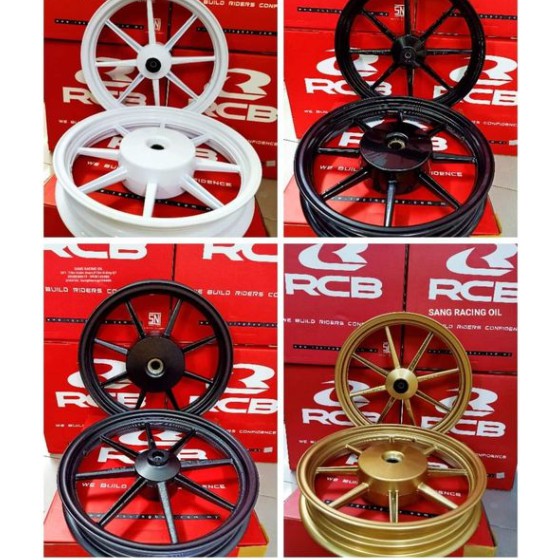 Vành đúc mâm 8 cây Rcb  click vario pcx 1.85 2.15/14inches CHÍNH HÃNG RACINGBOY