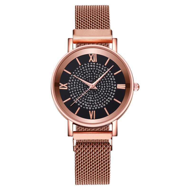 Đồng hồ nữ thời trang D-ZINER dây thép lưới chính hãng cao cấp giá rẻ đẹp NT20 - LINDO