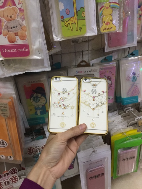 Ốp Ip5/5s Dẻo Đính Đá FASHION CASE Đẹp Mely