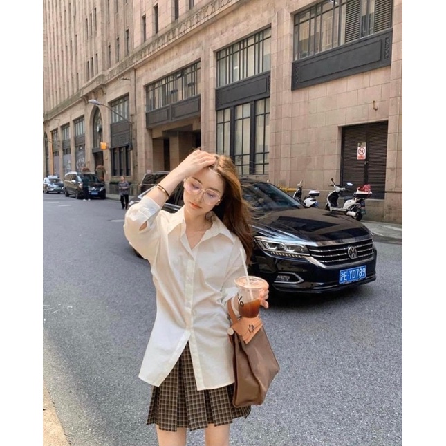 Sơ mi trắng dài tay,Sơ mi trắng nữ sinh | BigBuy360 - bigbuy360.vn