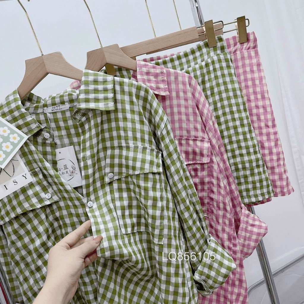 SÉT ÁO PHỐI CHÂN VÁY CARO KATE CỰC TEEN SÀNH ĐIỆU THẢ DÁNG ĐƯỜNG PHỐ CỰC HOT (KHÔNG KÈM BRA)