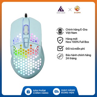 Chuột gaming e-dra em616 led rgb - bảo hành 24 tháng