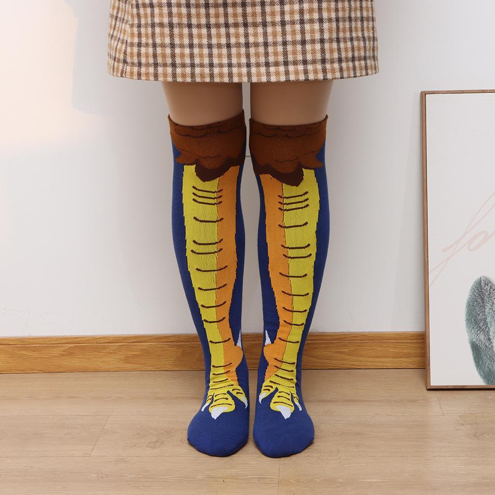 Tất In Hình Chân Gà 3D Vui Nhộn Thời Trang Thu Đông