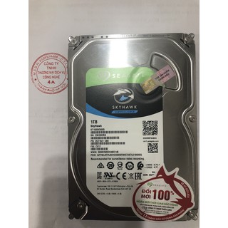  Ổ cứng HDD 1TB 2TB 1000GB Seagate Skyhawk chuyên dụng cho camera máy tính  chính hãng  