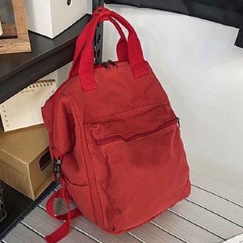 Balo 2 quai hình chữ nhật phong cách Vintage