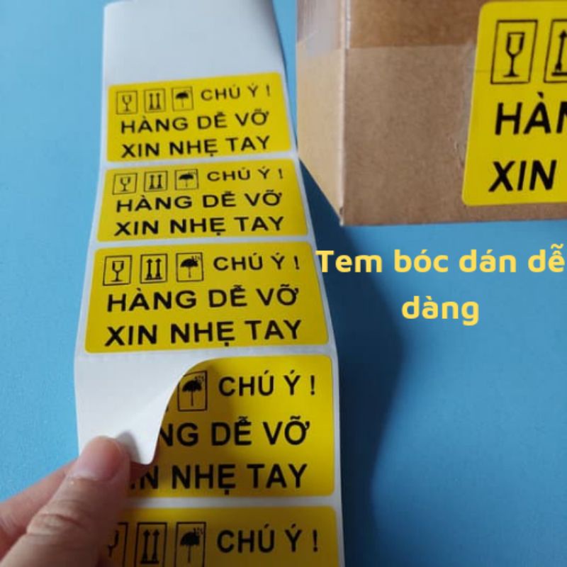 100 Tem Decal Tích Keo Hàng Dễ Vỡ