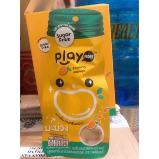 Hộp 12 gói kẹo play more vị xoài (12gram/gói)