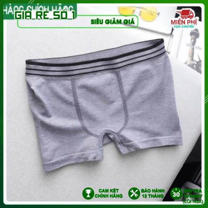 Quần Lót Nam Boxer, Quần Sịp Nam Boxer, Công Nghệ Dệt Kim Liền Mảnh, Mềm Mịn Thoáng Mát, Kháng Khuẩn Khử Mùi