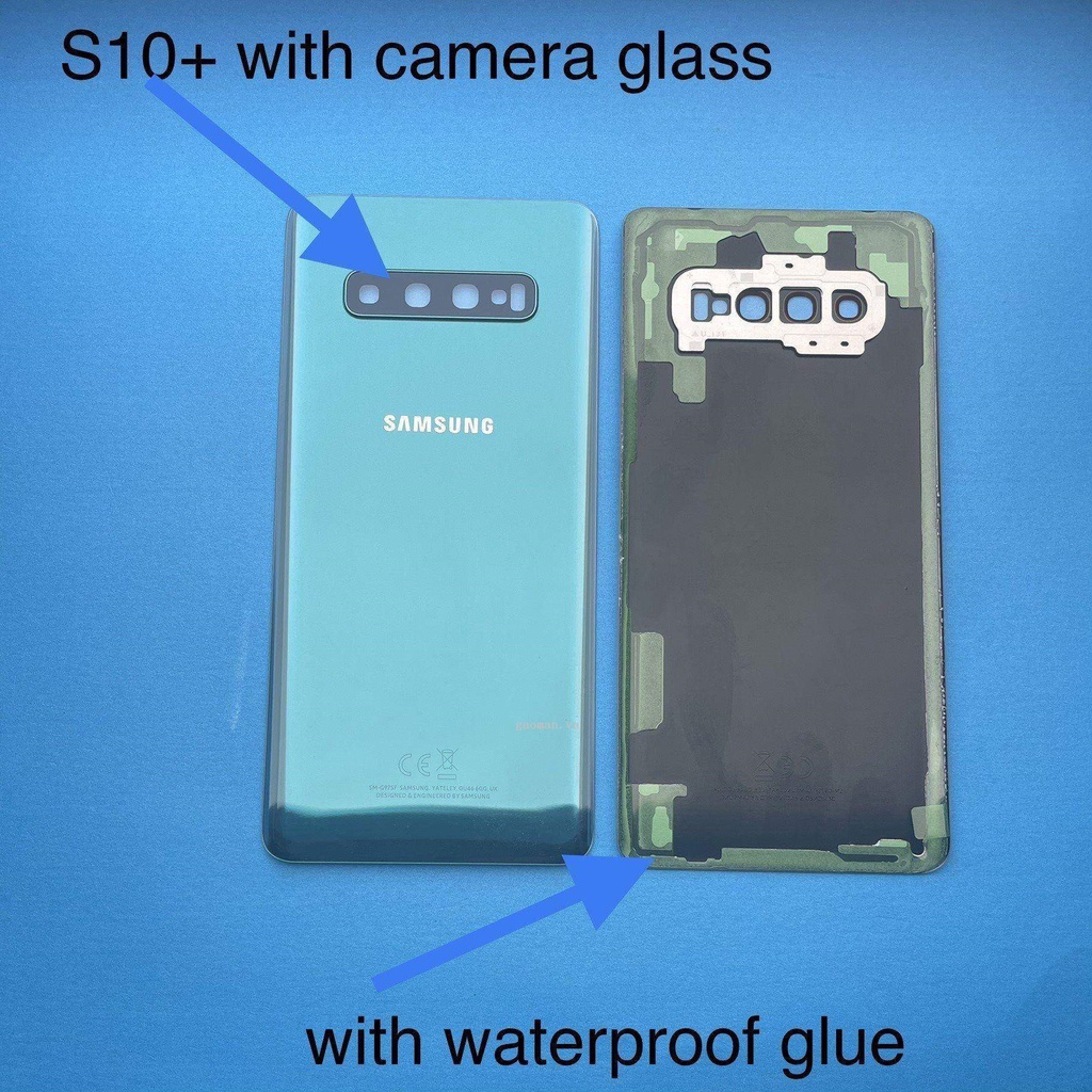 Nắp lưng điện thoại bằng kính cho samsung galaxy s10 s10e s10 plus s10+