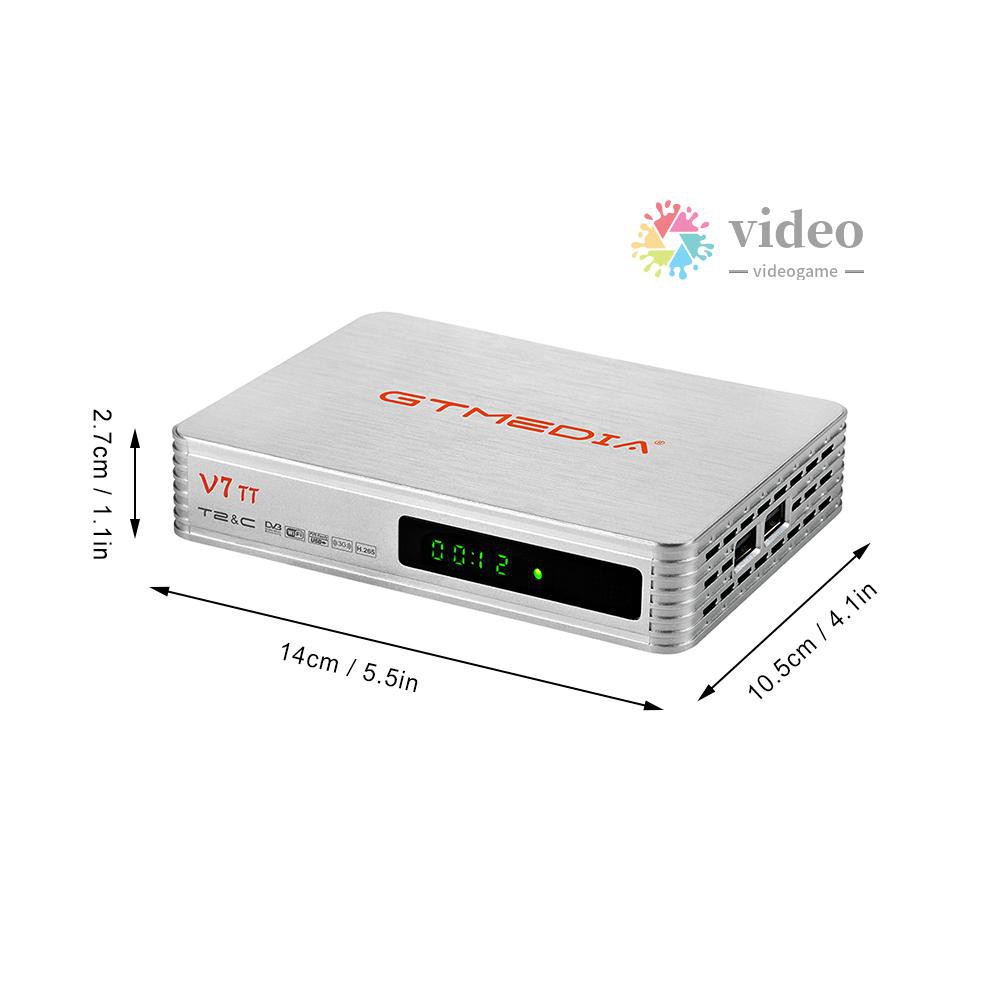 Đầu Nhận Tín Hiệu V & G Gtmedia V7 Tt Tv 1080p Full Hd Dvb-T / T2 / J.83B Hỗ Trợ Usb Pvr Và Phụ Kiện