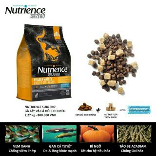 (500gr)Thức Ăn Khô Cho Mèo Nutrience Subzero Fraser Valley